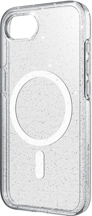 White Diamonds Mag Glitter Case für Apple iPhone 16e transparent