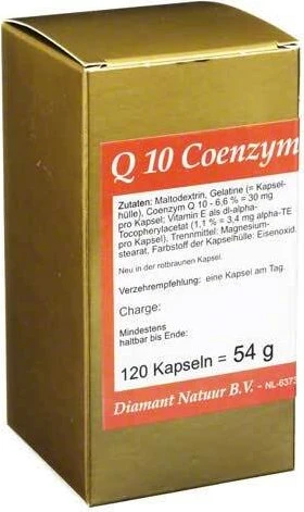 Diamant Natuur Coenzym Q10 1 x 1 Kapseln, 120 Stück