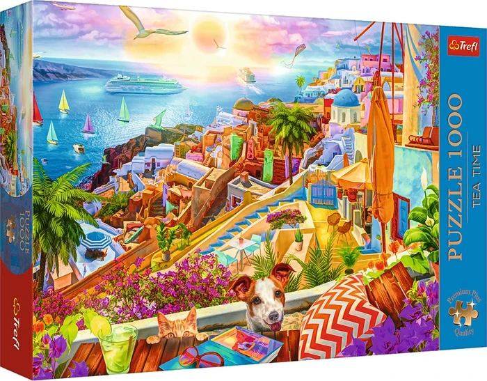 Trefl Puzzle Tea Time Visit Santorini (10842)