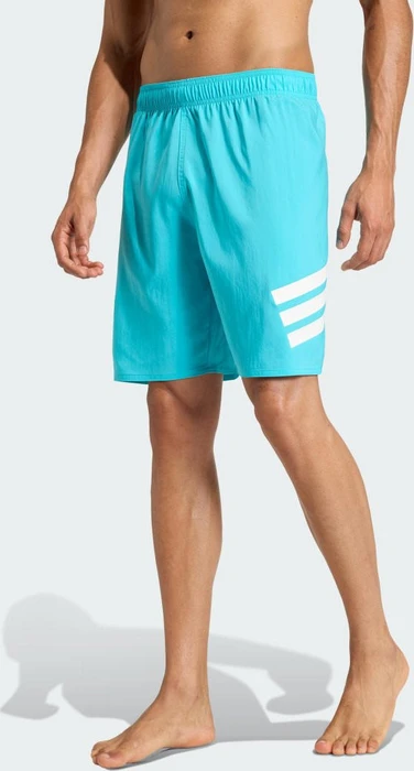 adidas 3-Streifen 8-Inch Badeshorts lucid cyan/white (Herren)
