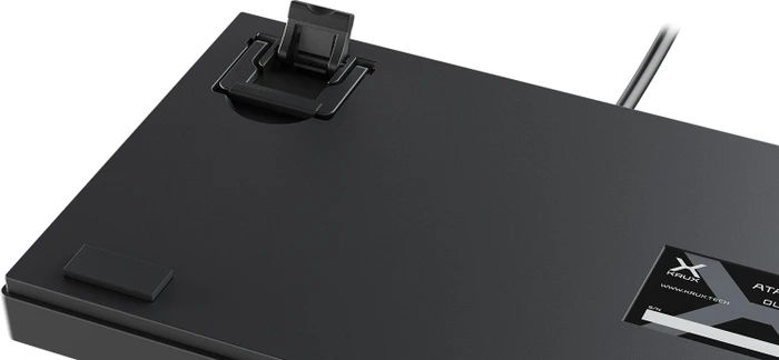 Krux Atax Pro RGB Pudding, TKL, PBT, schwarz, LEDs RGB, Gaote Outemu BLACK, USB, US