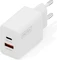 Digitus USB GaN Charger 1x USB-C 1x USB-A 30W weiß Vorschaubild