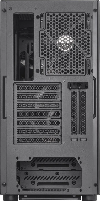 SilverStone Seta A1 Titanium, schwarz, Glasfenster