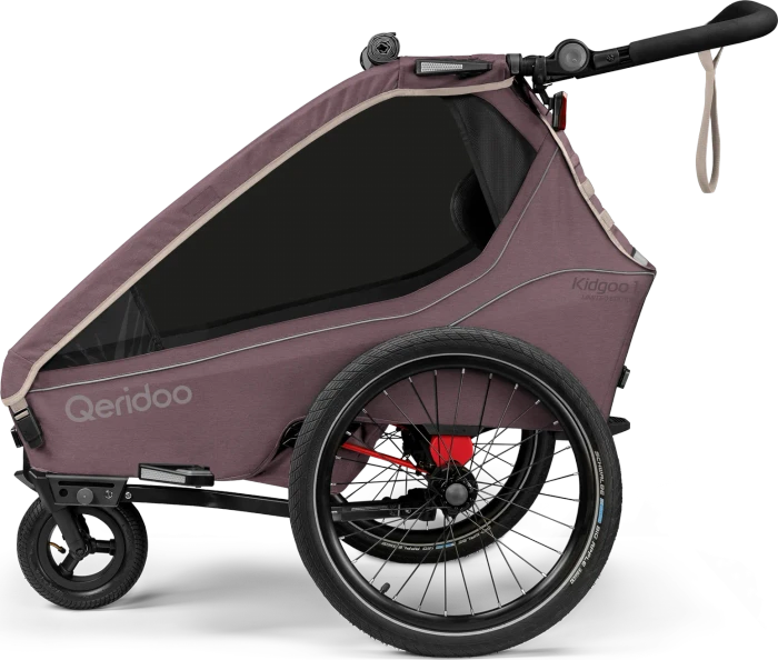 Qeridoo Kidgoo 1 Fahrradanhänger wildberry violet (Modell 2026)