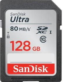 SanDisk Ultra R80 128GB, UHS-I, Class 10