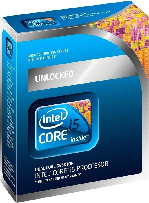 Intel Core i5-655K, 2C/4T, 3.20-3.46GHz, boxed