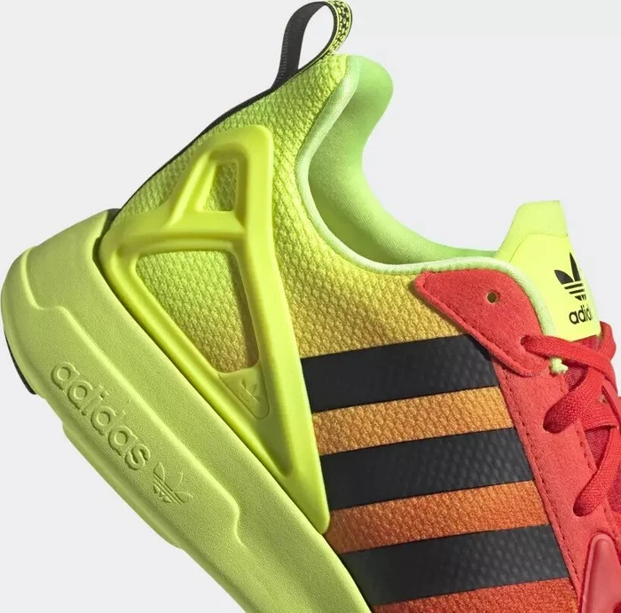 adidas ZX 2K Flux solar yellow/hi-res red/core black (Herren)