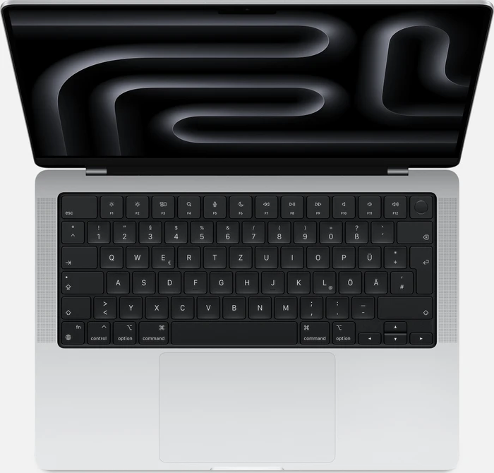 Apple MacBook Pro 14.2", silber, M3 Pro - 12 Core CPU / 18 Core GPU, 36GB RAM, 1TB SSD, EN [2023]