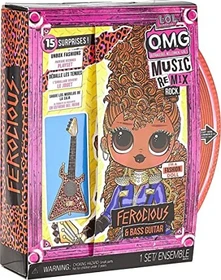 MGA Entertainment L.O.L. Surprise! - O.M.G. Remix Rock - Ferocious and Bass Guitar