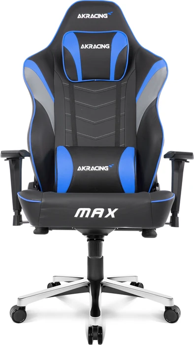 AKRacing Master Max Gamingstuhl, schwarz/grau/blau