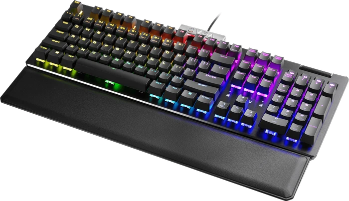 EVGA Z15, LEDs RGB, schwarz, Kailh SPEED Silver, USB, US