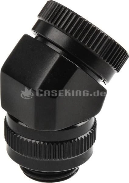 Phanteks Glacier Rohranschluss 45° G1/4" auf 12mm schwarz