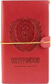 Grupo Erik Editores Harry Potter Gryffindor Notizbuch, A5, punktiert, Kunstleder-Cover, 20 Blatt