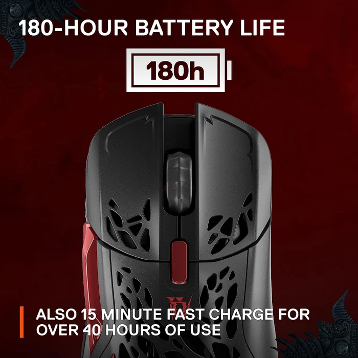 SteelSeries Aerox 5 Wireless Diablo IV Edition, USB/Bluetooth