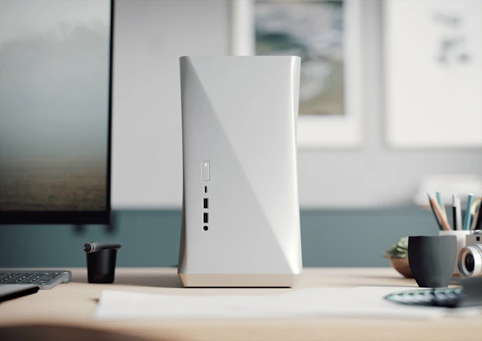 Fractal Design Era ITX Silver White Oak, Mini-ITX
