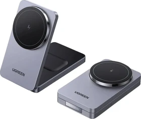 Ugreen 2-in-1 Magnetic (Phone and Air Pods) Wireless Charger W528 grau