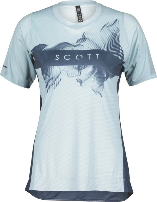 Scott Trail Vertic Trikot kurzarm glace blue/midnight blue (Damen)