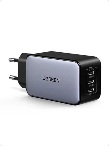 Ugreen Nexode 65W All USB-C Ladegerät schwarz/grau