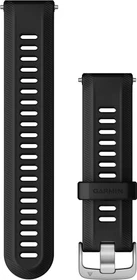 Garmin Schnellwechsel Ersatzarmband 22mm für Forerunner schwarz/silber