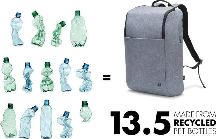 Dicota Laptop Rucksack Eco MOTION 13-15.6", Blue Denim