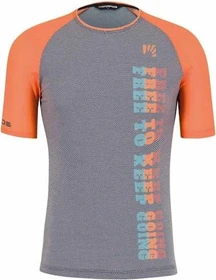 Karpos Moved Evo Funktionsshirt kurzarm outer space/scarlet ibis (Herren)