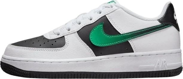 Nike Force 1 LV8 2 white/black/malachite/stadium green (Junior)