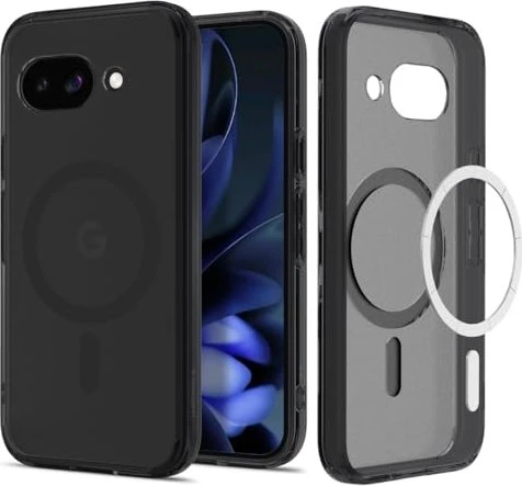 Spigen Ultra Hybrid Metal Ring (MagFit) für Google Pixel 9a Frost Black