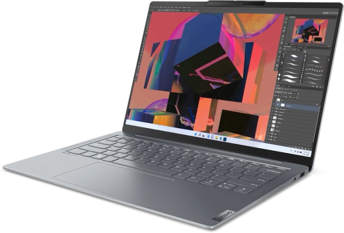 Lenovo Yoga Slim 6 14APU8, Misty Grey, Ryzen 5 7540U, 16GB RAM, 512GB SSD, DE