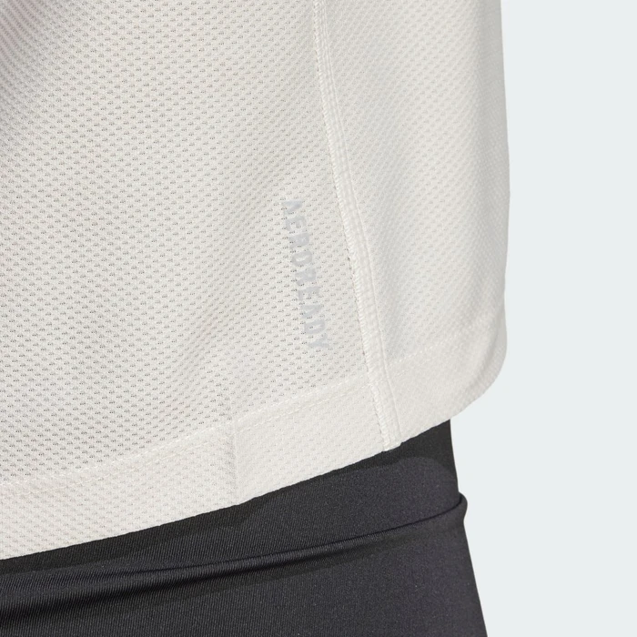 adidas Own The Run Laufshirt kurzarm beige (Damen)