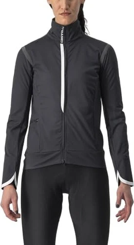 Castelli Alpha Ultimate Insulated Fahrradjacke light black/white (Damen)