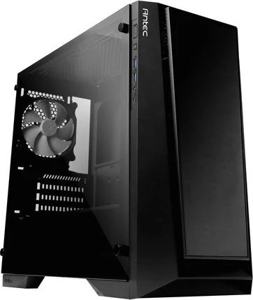 Antec P6 schwarz, Glasfenster