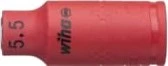Wiha 7209NS Außensechskant Steckschlüssel 1/2", 5.5x42mm