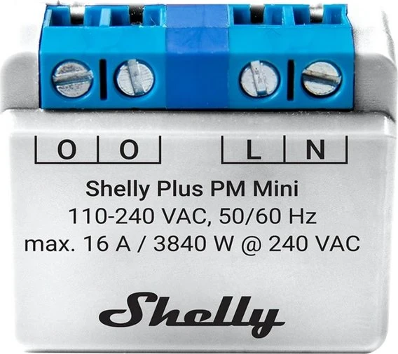 Shelly Plus PM Mini, 1-Kanal, Unterputz, Strom-/Energiemesser