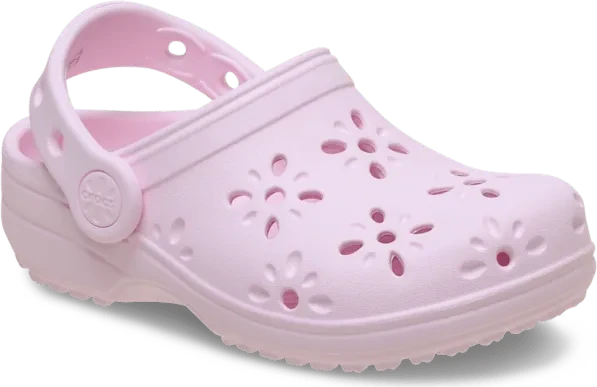 Crocs Classic Floral Cut-Out pink milk (Junior)