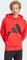 adidas Essentials Big Logo French Terry Hoodie pure ruby/black (Herren) Vorschaubild