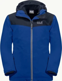 Jack Wolfskin Snowfrost 3in1 Funktionsjacke active blue (Junior)