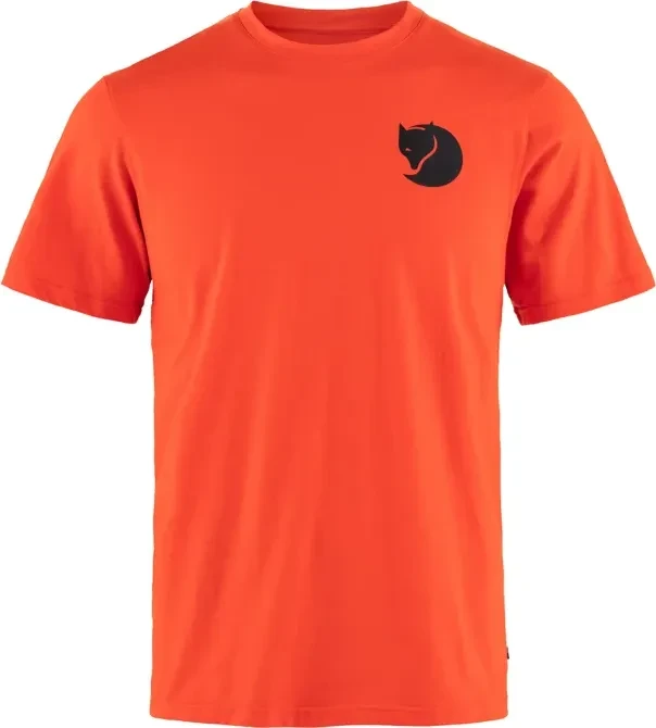 Fjällräven Walk with Nature Funktionsshirt kurzarm flame orange (Herren)
