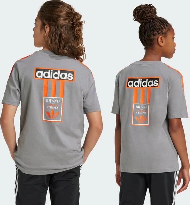 adidas Kids T-Shirt kurzarm grey three (Junior)