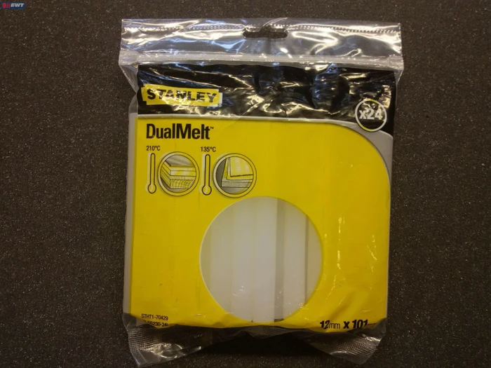 Stanley Heißklebepatronen transparent, 11.3x101mm, 24 Stück