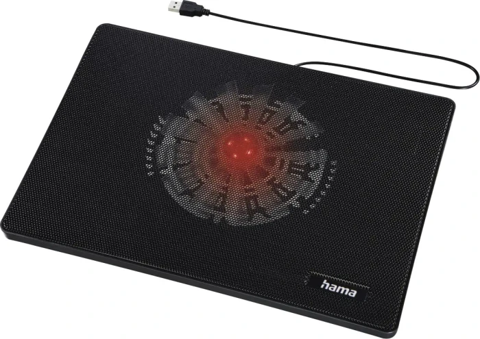 Hama Slim, Notebook-Stand/Notebook-Kühler 13.3-15.6", schwarz