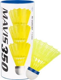 Yonex Nylon Mavis 350B Badmintonbälle gelb, 3 Stück