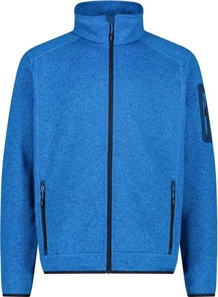 CMP Melange Knit Tech Heavy Fleece Jacke river/petrol (Herren)