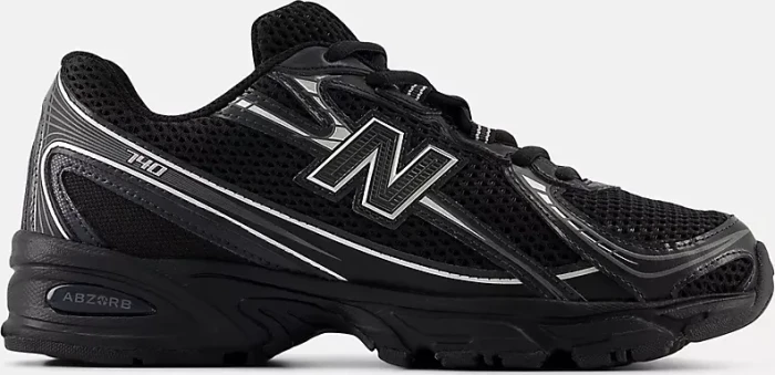 New Balance 740 black/silver metallic
