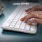Logitech K950 Signature Slim, Off-White, Logi Bolt, USB/Bluetooth, US Vorschaubild
