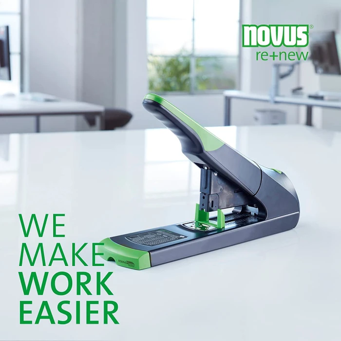 Novus B 50 re+new nachhaltiges Blockheftgerät, schwarz/grün