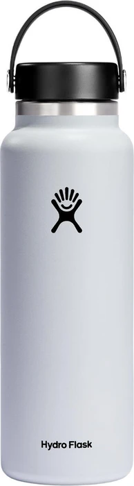 Hydro Flask Wide Mouth Isolierflasche 1.2l weiß
