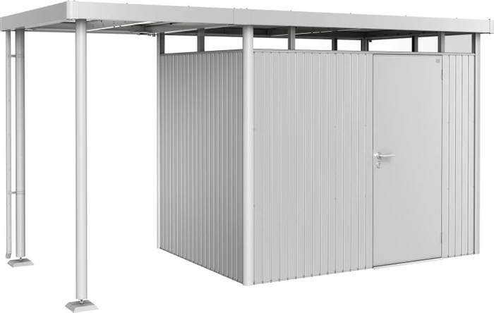 Biohort Seitendach S für Gerätehaus HighLine H2 silber-metallic
