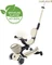 Globber Go Up Baby 360 Lights Kickboard taupe Vorschaubild