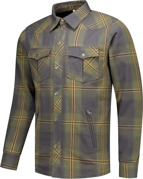 Rusty Stitches Neil V2 Herren Jacke grün/blau (verschiedene Größen)