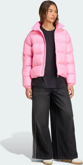 adidas Adicolor Short Puffer Jacke semi pink glow (Damen)